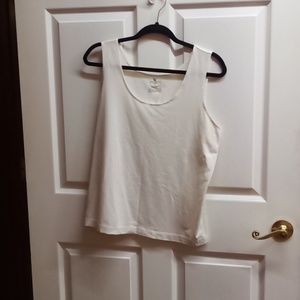 Women's ivory colored tank